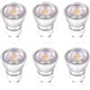 Karyoosi Confezione da 6 Lampadine LED GU10 5W (50W Equivalente), GU10 LED Lampadine 550LM Bianco Caldo 3000K, Non Dimmerabile, 38°, Senza Sfarfallio
