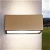 Applique Band Design - E27 Mattone (Ruggine - Corten) - Bidirezione