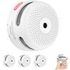 X-Sense Mini Rilevatore di Fumo con 10 Anni di Autonomia, Rilevatore di Fumo Conforme allo Standard EN 14604, Rilevatore di Incendio con Sensore Fotoelettrico, XS01, Confezione da 3