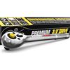 Arwealxs Chiave a Cricchetto 3/8'', 230mm Cricchetto Reversibile, Impugnatura a Cricchetto con 72 Denti, Chiavi Inglesi a Bussola, Per la Riparazione di Mobili, Auto