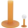 Restokki Supporto per l'addestramento del Supporto per Tee in Gomma da Golf da 70 mm per Tappetino da Allenamento per Campo Pratica Adatto a Tutti i Golfisti Nero.