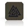 M-Tac Valknut Morale Patches Militare tattico Lazer Cut Viking Norse, Ranger Green - Black