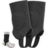 XoeLLe Cavigliera Sportiva per Distorsione Struttura Doppio Strato Parastinchi Calcio Traspirante Tutore Caviglia Elastico Elasticizzato Adatto Bambini Adolescenti Adulti Adatto Calcio Basket (L)