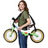 KQDRAVINE Cinghia di trasporto per bicicletta senza pedali Cinghia a tracolla con campanello Bambini, ausilio di trasporto regolabile, cinghia di trasporto per monopattino Accessori rimorchi biciclette