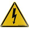 KS TOOLS Hybrid warning sign - flash for working on hybrid and electric vehicles, aluminium