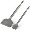 BOPHIS 2PCS Scalpelli SDS Plus Scalpello per Rimozione Colla Piastrelle Scalpello SDS Max Manico Rotondo Scalpelli Pneumatico per Rimuovere Piastrelle per Pavimenti,Cemento,Ceramica, Muratura
