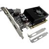 QTHREE GT 730 4GB Scheda Grafica, Dual HDMI, VGA, DDR3 128-bit, PC Scheda Video, Low Profile, Computer GPU, Low Power, PCI Express x16