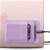 Afterplug Custodia Adesiva 2 Tasche per Disco Fisso per Laptop, Porta Oggetti Adesivo Riutilizzabile per SSD Esterno Portatile, HDD, Mouse Sottile e Cavi (Piccola - Compatibile con SSD)