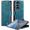 Monweicz Cover Compatibile con Samsung Galaxy ZFOLD7, Custodia Portafoglio con Slot per Scheda, Protezione Completa Premium in Pelle PU, Flip Libro Magnetica Samsung Galaxy ZFOLD7, Blu-verde
