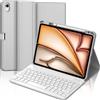 HOU tastiera per iPad Air 11(M2 2024/M3 2025)/Air 5th/Air 4th generazione iPad Pro 11 (4a/3a/2a/1a) generazione,design magnetico galleggiante,trackpad e tastiera Disposizione italiana,Rosa