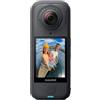Insta360 X4 Air Nero grafite- Videocamera leggera 165g 8K 360, Effetto Selfie stick Invisibile, lenti sostituibili, prima registri poi inquadri, cover antivento integrata, stabilizzazione FlowState.