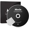Mwin Disco di Pulizia per Lettori CD, Kit per la Pulizia delle Lenti per Lettori CD/VCD/DVD per Auto e Casa