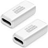 Seminer Accoppiatore USB C da Femmina(2 Pack), Connettore USB4.0 Tipo C 80Gbps 240W per il Trasferimento Dati Compatibile con iPhone 16/15, Samsung, MacBook e altri dispositivi USB-C