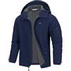 Giacca funzionale in pile dryplexx® wind blu scuro/nero