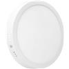 JANDEI - Downlight LED 18W Rotondo Montato a superficie, (equivalente a 140W), Alluminio, Anello bianco opaco. Alimentazione inclusa. (1 Unità, Bianco Neutro 4200K)