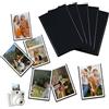 shallyong 20 Pezzi Cornici Foto Magnetiche 9 x 6 cm, Magnetismo Cornice con Foto Personalizzata per Frigoriferi Nere, Mini Cornici Foto Magnetiche per Polaroid Instax Mini Film, Foto e Fai da te