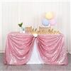 ShinyBeauty tovaglie di paillettes tovaglie per feste baby shower tovaglie luccicanti copritavoli Grandi decorazioni Gatsby usate tovaglie per feste all'ingrosso (Rosa-Fucsia, 60x102 pollici)
