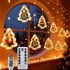 Qoosea Luci a Tendina Natalizie Telecomando, 100 LED Luci USB, 8 Modalità di Illuminazione, Funzione Timer, IP44 Impermeabile, per Albero di Natale, Finestra, Decorazione Casa