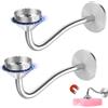 Vegena Portasapone Magnetico, 2 Pezzi Porta Sapone Magnetico in Acciaio Inox, Senza Foratura Portasapone Magnetico a Muro per Bagno Cucina