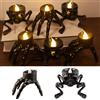 JOKILY 6 Pezzi Luci di Candela a Teschio per Halloween, Candeles Decorative a LED per Halloween, Senza Fiamma Luce LED Notturna Teschio Tealight di candele a Led, Luminosa Decorazione Tavolo Finestre Casa