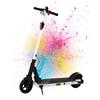 QNQ Monopattino Elettrico, Motore 500W Peak, 8'' Pneumatici Solidi, Scooter Elettrico Pieghevole, 25KM/H Max, Durata di 15-20km, Batteria 36V 4Ah, Monopattini per Bambini/Adolescenti (Bianco)