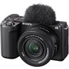 Sony Fotocamera mirrorless 26Mpx APS C ZV E10 II Kit Power Zoom 16 50mm Black