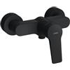 Hansa Twist rubinetto doccia esterno con miscelatore, 0967018333, Twist nero opaco [Rubinetteria Bagno > Rubinetteria Doccia]