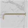 neoro braccio doccia in acciaio inox, installazione a parete,, BN0731BC, F; FC champagne spazzolato [Rubinetteria Bagno > Soffioni Doccia]