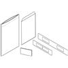 LAUFEN NIARA, NIARA S set adesivo per gancio portasciugamani, anello portasciugamani, porta rotolo di carta, H3800610000021, NIARA, NIARA S [Accessori Bagno > Ricambi per Accessori Bagno]