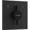 hansgrohe LivaFine rubinetto da incasso miscelatore monocomando, 2 uscite, 15627670, LivaFine nero opaco [Rubinetteria Bagno > Rubinetteria Doccia]