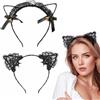 RTRTGS RT 2pcs Cerchietto per Capelli con Orecchie di Gatto, orecchie gatto,Cerchietto per Capelli con Orecchie, Cerchietti Capelli Orecchie, orecchiette da gatto, Gatto Fascia Capelli Copricapo