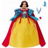 Disney Princess Mattel Disney Collector - Biancaneve, bambola da collezione con look ispirato al film Disney Live Action, abito regale, piedistallo e confezione da esporre, giocattolo per collezionisti, HVY53