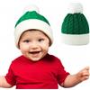 BIOECEUA Cappello da Babbo Natale per bambini, 3-36 mesi, lavorato a maglia, unisex, berretto invernale per neonati, accessorio per feste