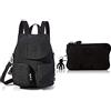 Kipling Zaino Nero Taglia unica + Pochette Negro Taglia unica
