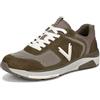 Vionic Walk Strider - Scarpe da Ginnastica da Uomo in Maglia, con Lacci, Camoscio a Maglia Verde Oliva, 41 EU