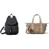 Kipling FIREFLY UP, Zaino, Donna, Nero Noir, Taglia unica ART MINI, Borse a Tracolla, Donna, Marrone (True Beige C), Taglia unica