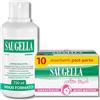 Saugella Kit Post Parto, Set Igiene Mamma, con Saugella Attiva 750ml e 10 Assorbenti Cotton Touch Post Parto