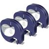 MarkField Nastro per Etichette Compatibile con Dymo LetraTag Nastri, 12 mm x 4 m, Nero su Argento, Compatibile con Dymo LetraTag LT-100H LT-100T 200B Plus XM XR
