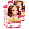 L'Oreal Paris L'Oréal Paris Tinta Permanente Excellence Creme 5.3 Castano Chiaro Dorato Colorazione Triplo Trattamento Lunga Durata con Acido Ialuronico Copre 100% dei Capelli Bianchi - 5 Tinte