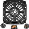 GXF Padella per friggitrice ad aria per friggitrice ad aria Ninja AF141 Pro 4 in 1 5 QT, 21,6 x 21,6 cm, accessori per friggitrice ad aria, vassoio per griglia piastra per griglia piastra più