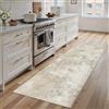 PureCozy Tappeto Salotto Moderno Astratto Tappeti Camera Da Letto, 60x180 cm Tappeto Vintage Corridoio Antiscivolo Lavabile Pelo Corto per Soggiorno,Cucina, Ufficio, Interno,Beige