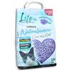 LifeGreen Lettiera Naturalissima per gatti 2 kg Lavanda, con Fibra di Pisello e Amido di Mais, Vegetale, Biodegradabile, Agglomerante 3.8L, Elimina odori