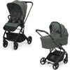 Foppapedretti Tictoc Duo passeggino+navicella, Olive