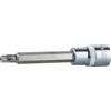 KS Tools 918.1748-E 1/2 Bussola p.viti Torx c.foro CHROME lunga,TB50,110mm su rimorchio