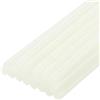 QUARKZMAN 20pz Stick Colla a Caldo per Pistola Colla a Caldo 11mm x 100mm/0,43 x 4 Mini Bastoni di Colla a Caldo Adesiva Bianco Glitterato