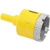 Aohhy Sega a Tazza Diamantata 38mm con Punte Guida, Professionale Vacuum Brasato Punte per Trapano Diamantate per Piastrelle, Porcellana, Vetro, Marmo e Ceramica