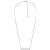 Fossil Sadie JF04927040 - Collana da donna in acciaio inox, colore: argento