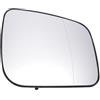 A ABSOPRO Specchio Retrovisore Destro Riscaldato per Mercedes A W169 08-12 | Bianco, Vetro Reale, Destra, 17.5cm, Asferico, Elettrico, 2 PIN, OE: A1698102221, Per Mercedes B-CLASS W245 2008-2012