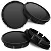 Biomar Labs Compatibile con Coprimozzo VW 5G0601171XQI 66mm Copricerchi Tappi Ruota Cerchi Lega Ricambio Nero CR 0