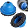 RICKMASK Smerigliatrice mozzo ruota: Pulitore per Mozzi delle Ruote per Il Cambio degli Pneumatici diametro interno 90 mm, diametro esterno 150 mm - smerigliatrice mozzo in alluminio per avvitatore a percussio